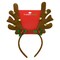 Rudolph Christmas Holiday Antlers Reindeer Headband for xmas Costume With Jingle Bells